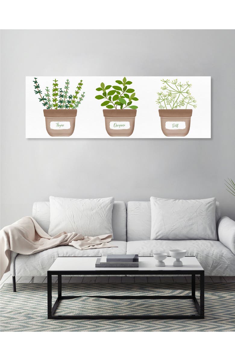 Oliver Gal Herbs II Canvas Wall Art, Alternate, color, 
