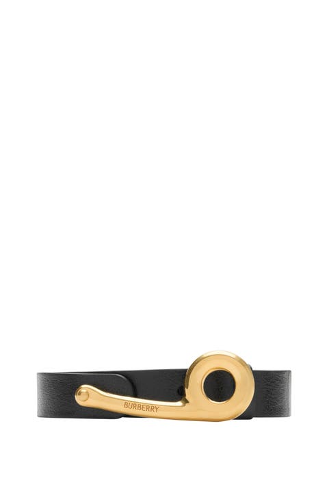 Thin Leather Bridle Belt