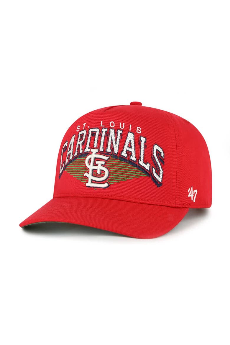 Men's '47 Red St. Louis Cardinals Pomona Hitch Adjustable Hat, Main, color, Red