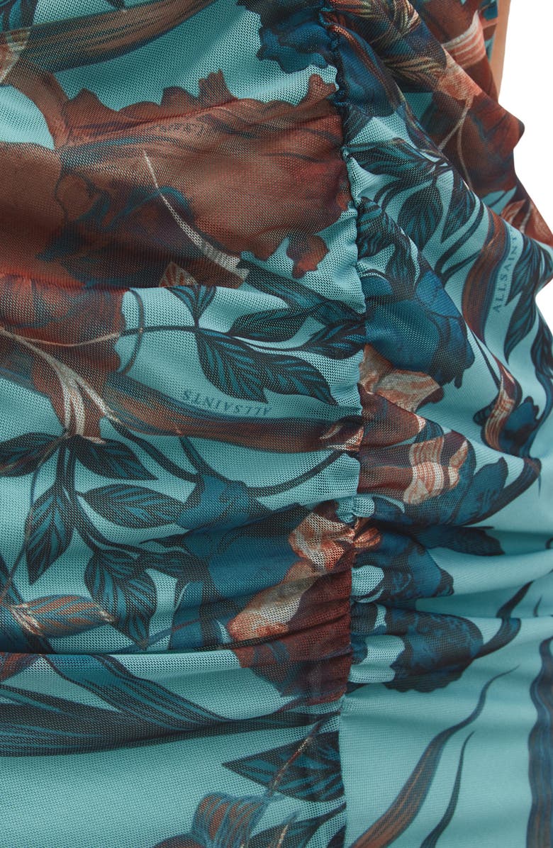 AllSaints Kaih Batu Halter Dress, Alternate, color, 