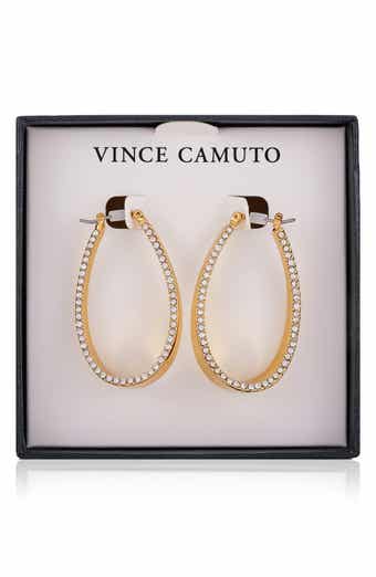 Vince Camuto Scoop Pavé Drop Earrings