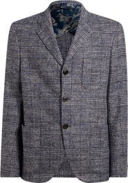 Etro Plaid Alpaca Blend Sport Coat
