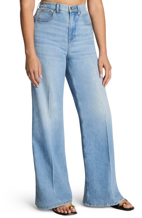 Lightweight Super Wide Leg Jeans