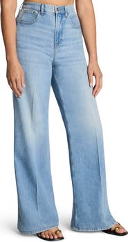 SPANX® Lightweight Super Wide Leg Jeans