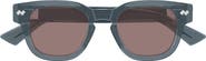 Bottega Veneta 48mm Small Round Sunglasses