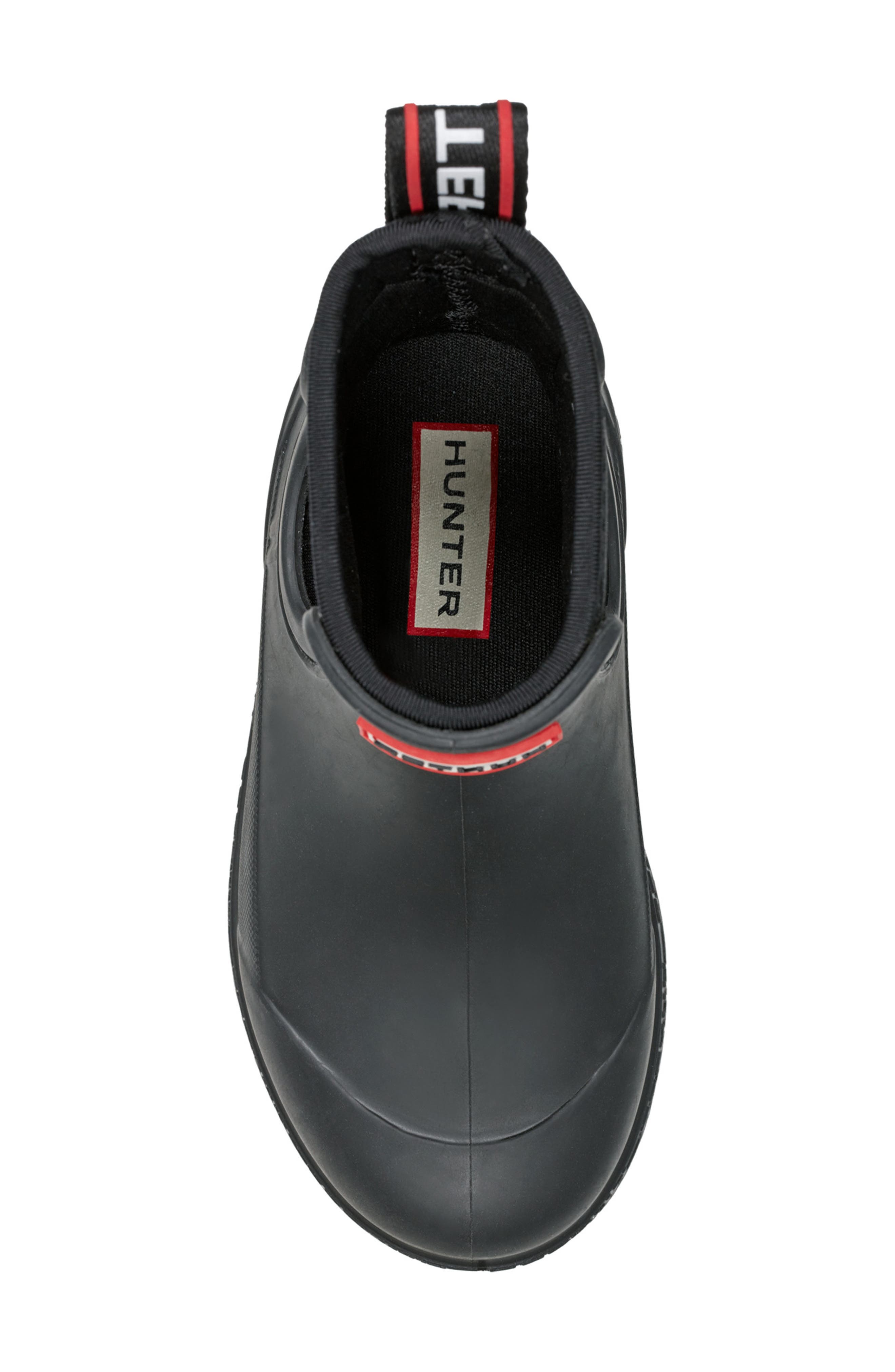 Kids' Lass Waterproof Chelsea Boot, Alternate, color, BLACK/ BLACK/ RED MULTI