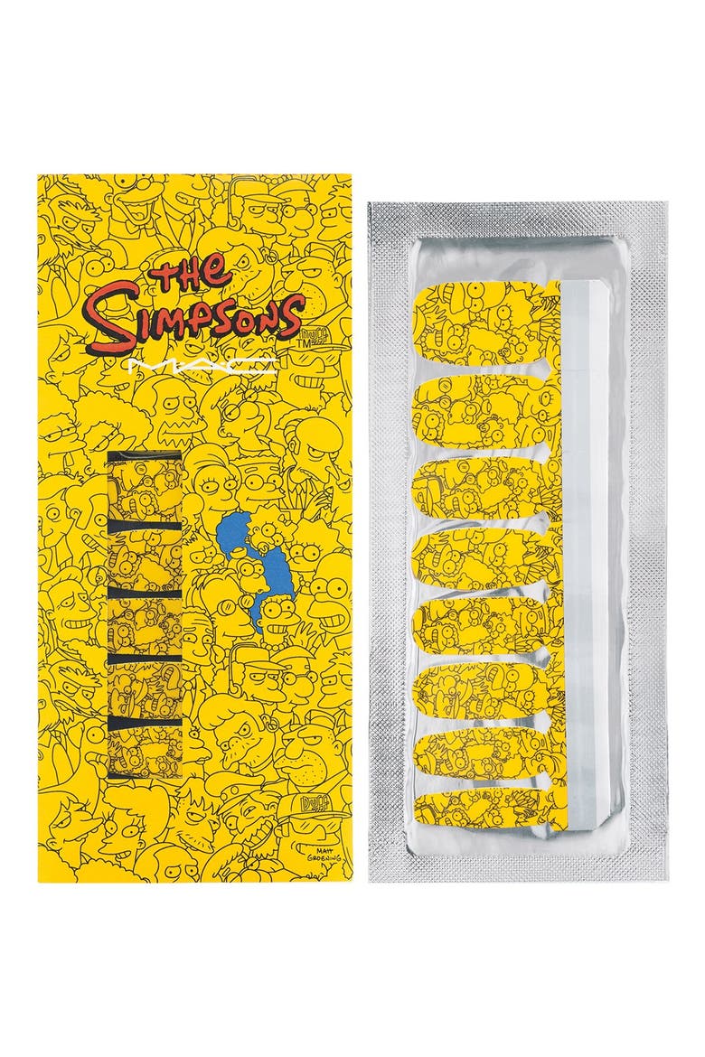 The Simpsons™ for M·A·C 'Marge Simpson's Cuticles' Nail Stickers (Limited Edition), Main, color, MARGE SIMPSON'S CUTICLES