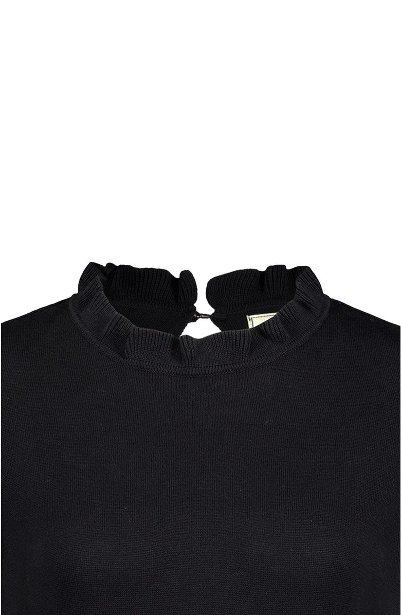 Hope & Henry Women's Organic Ruffle Neck Sweater Dress, Alternate, color, 