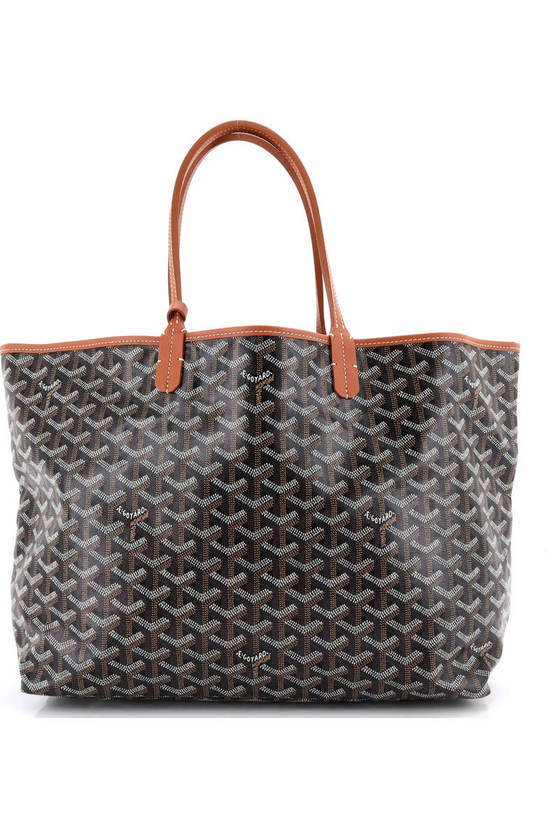Pre-Owned Goyard Saint Louis Tote Coated Canvas PM, Alternate, color, Brown