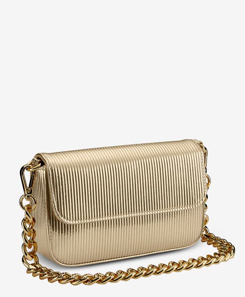 Gigi New York Twiggy Shoulder Bag In Gold