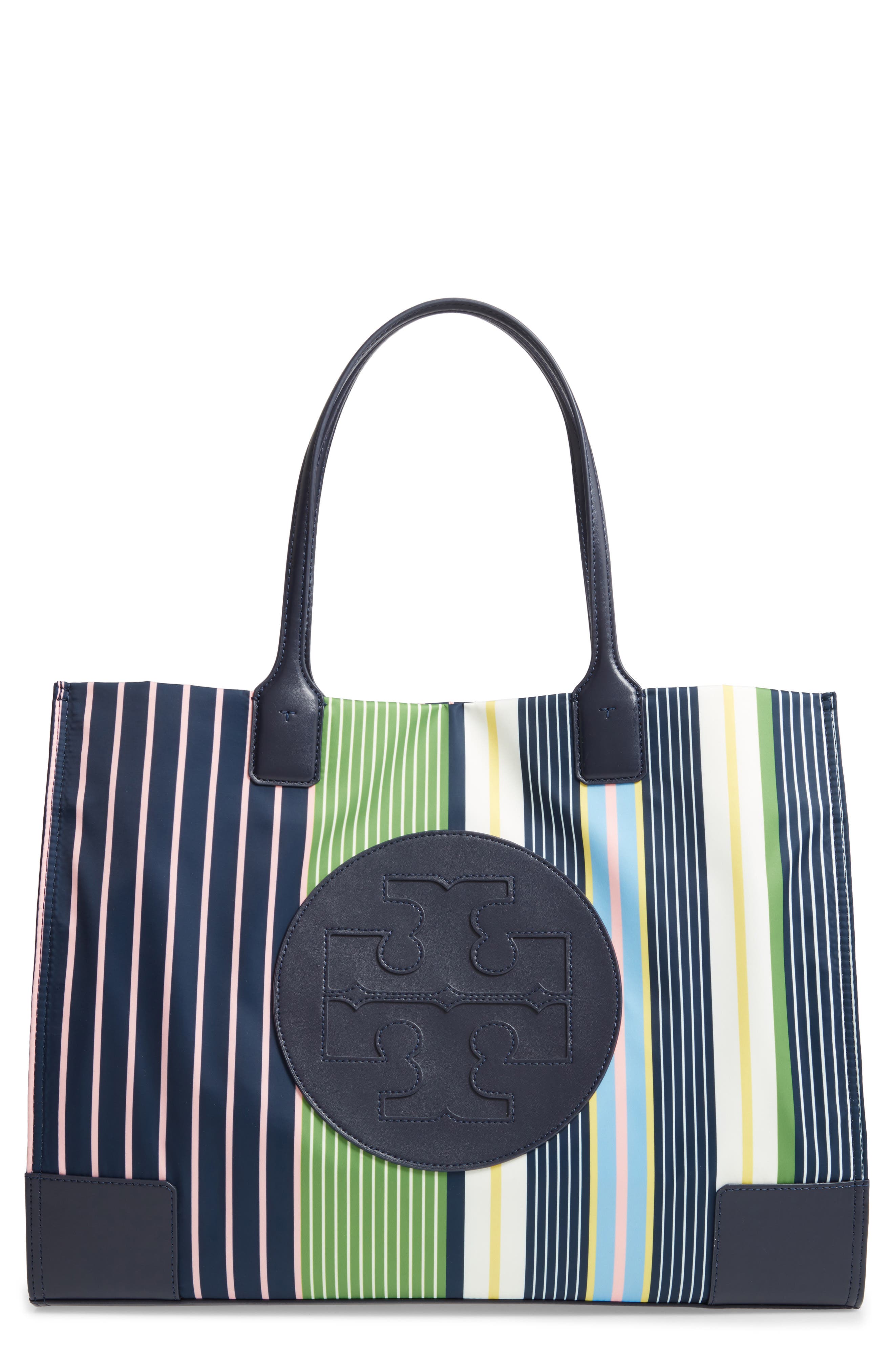 Tory Burch Ella Floral Print Tote, Main, color, 