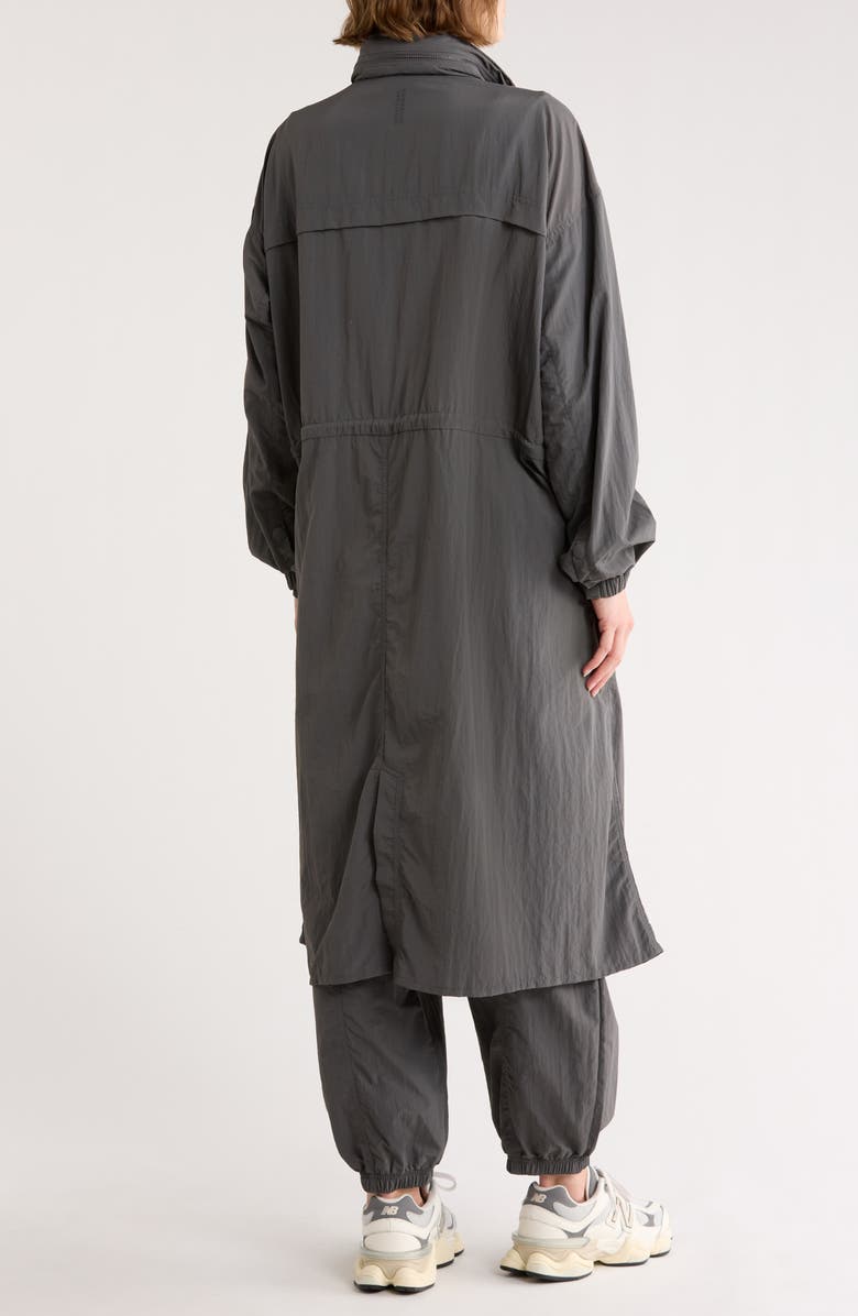 Spiritual Gangster Delancey Trench Coat with Hood, Alternate, color,