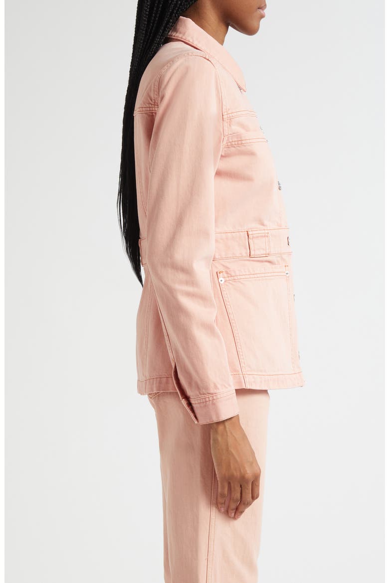 Marvin Denim Jacket, Alternate, color, PINK BLOSSOM