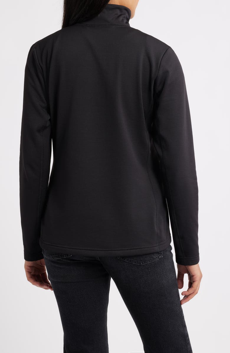 Helly Hansen Versalite Grid Fleece Half Zip Pullover, Alternate, color, Black