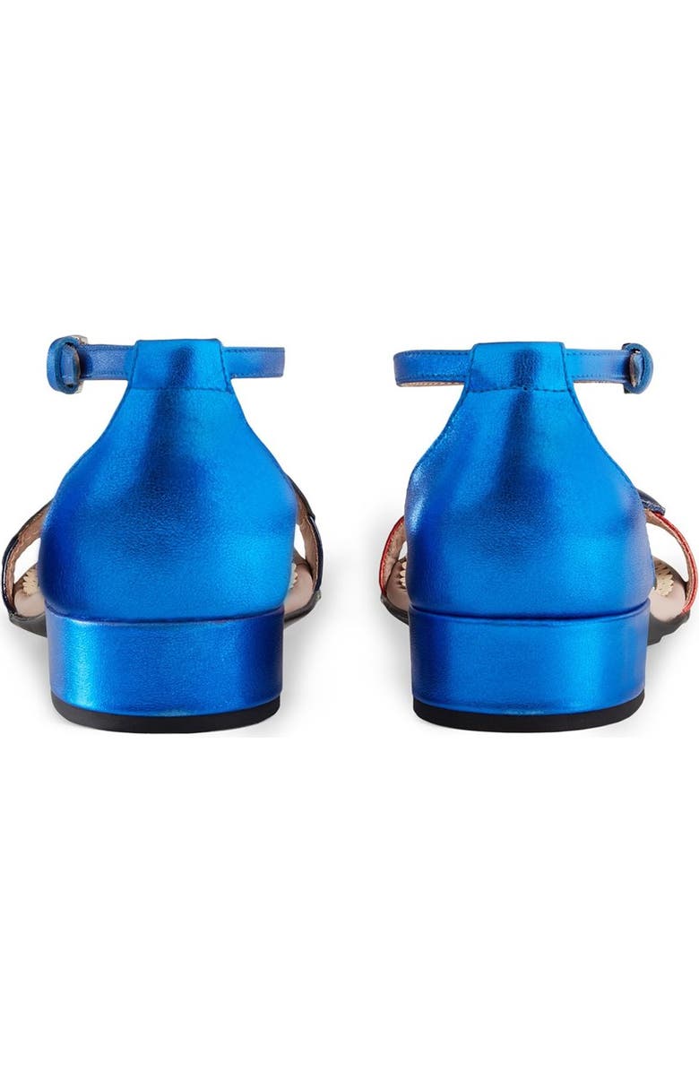 Gucci Bee Cerise Sandal, Alternate, color,