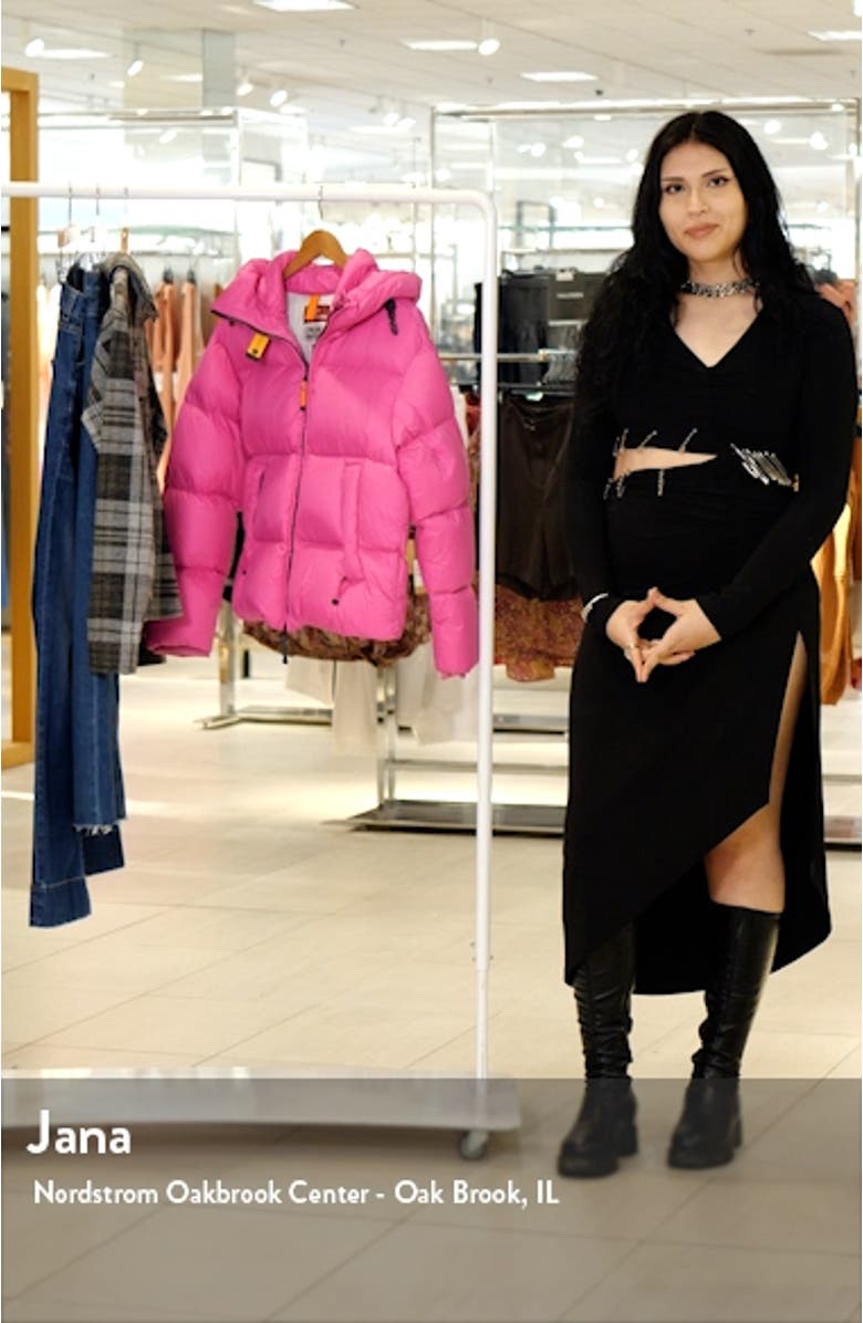 Anya Water Repellent Hooded 700 Fill Power Down Puffer Jacket, sales video thumbnail