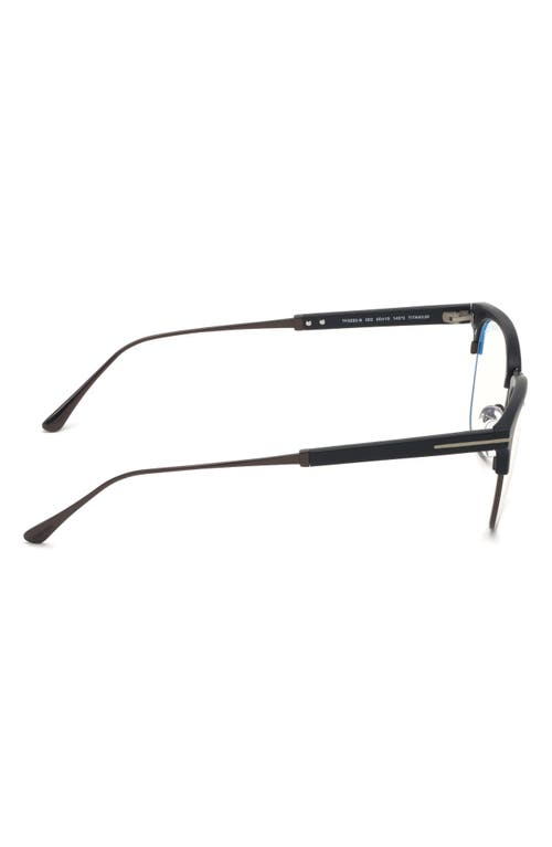 Tom Ford 52mm Geometric Blue Light Blocking Optical Glasses