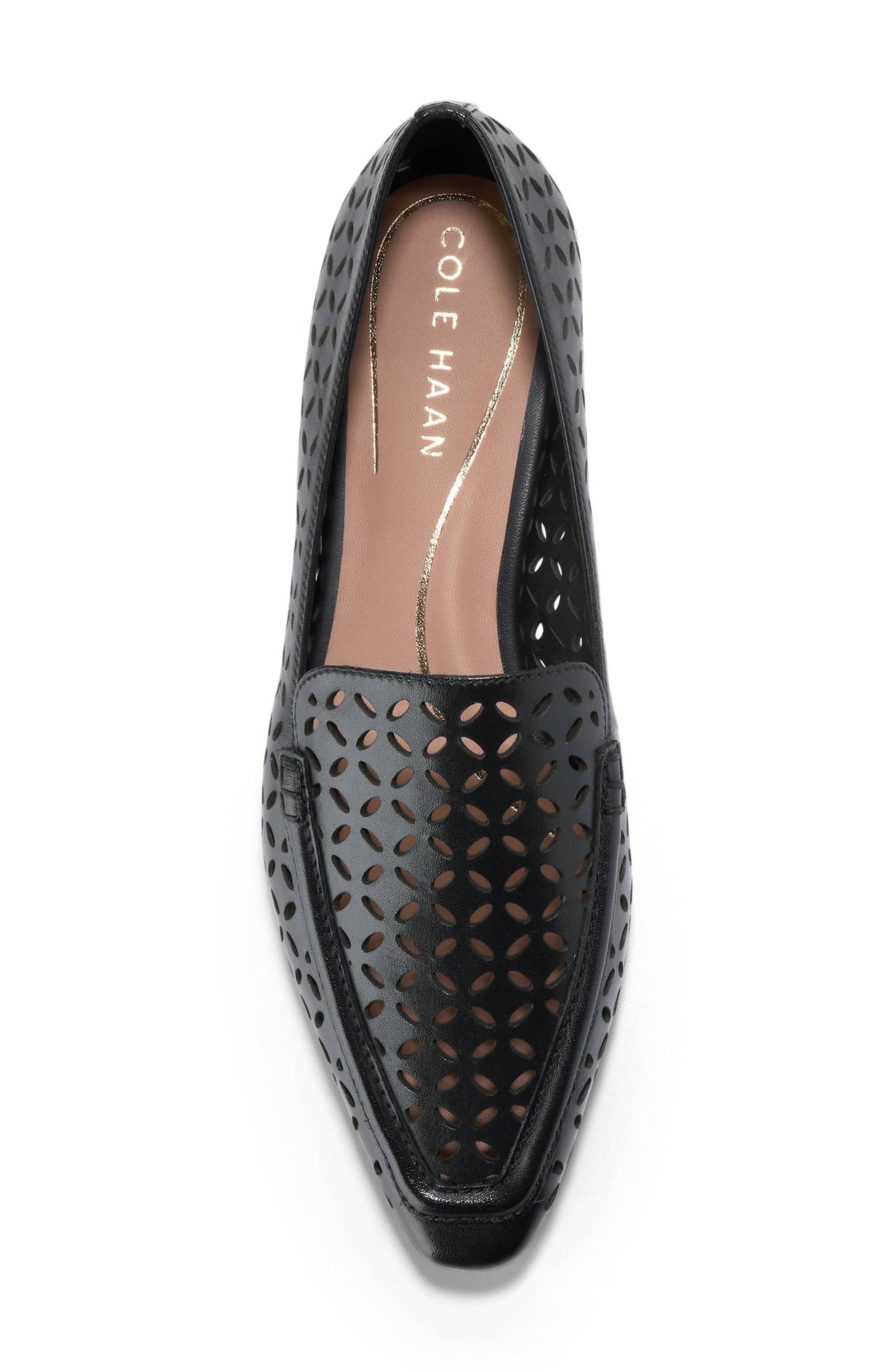 Chantal Loafer, Alternate, color, CH DK CUOIO PERFORATED LEATDNU