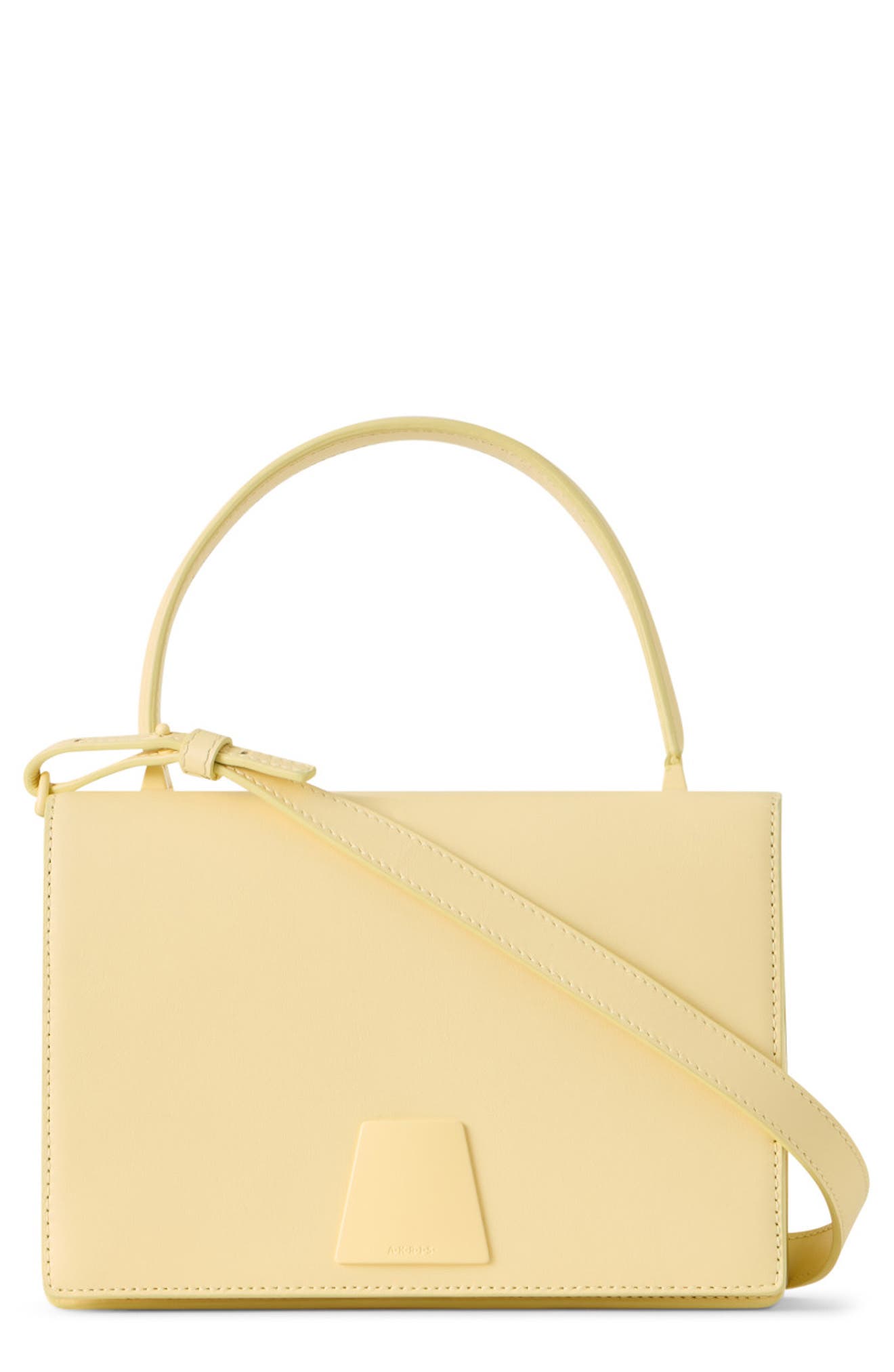 Akris Alice Leather Top Handle Bag, Main, color, Flash