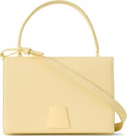 Akris Alice Leather Top Handle Bag