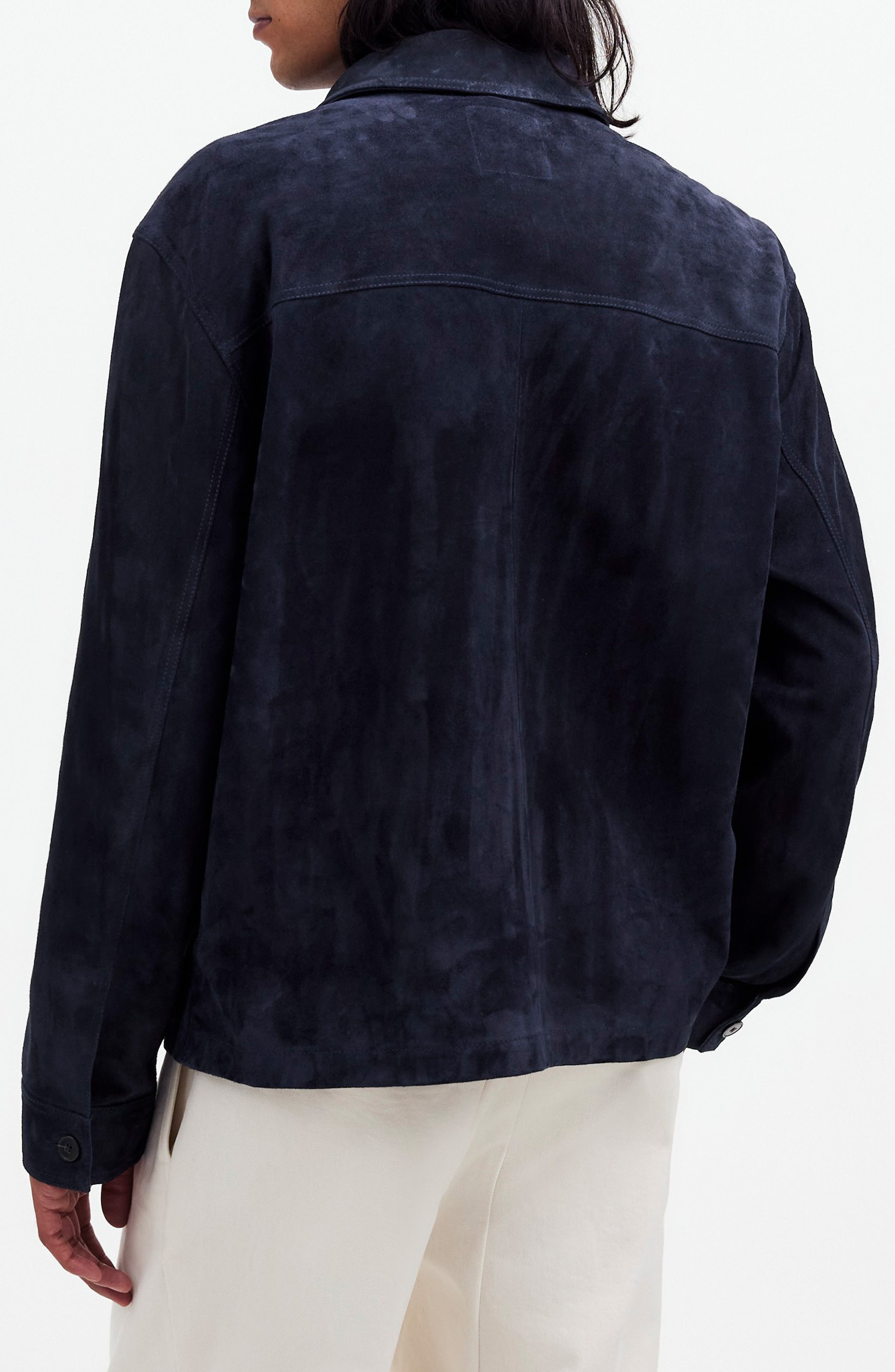 Boxy Suede Shirt Jacket - image 2