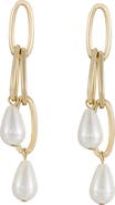 Ettika Freshwater Pearl Drop Earrings