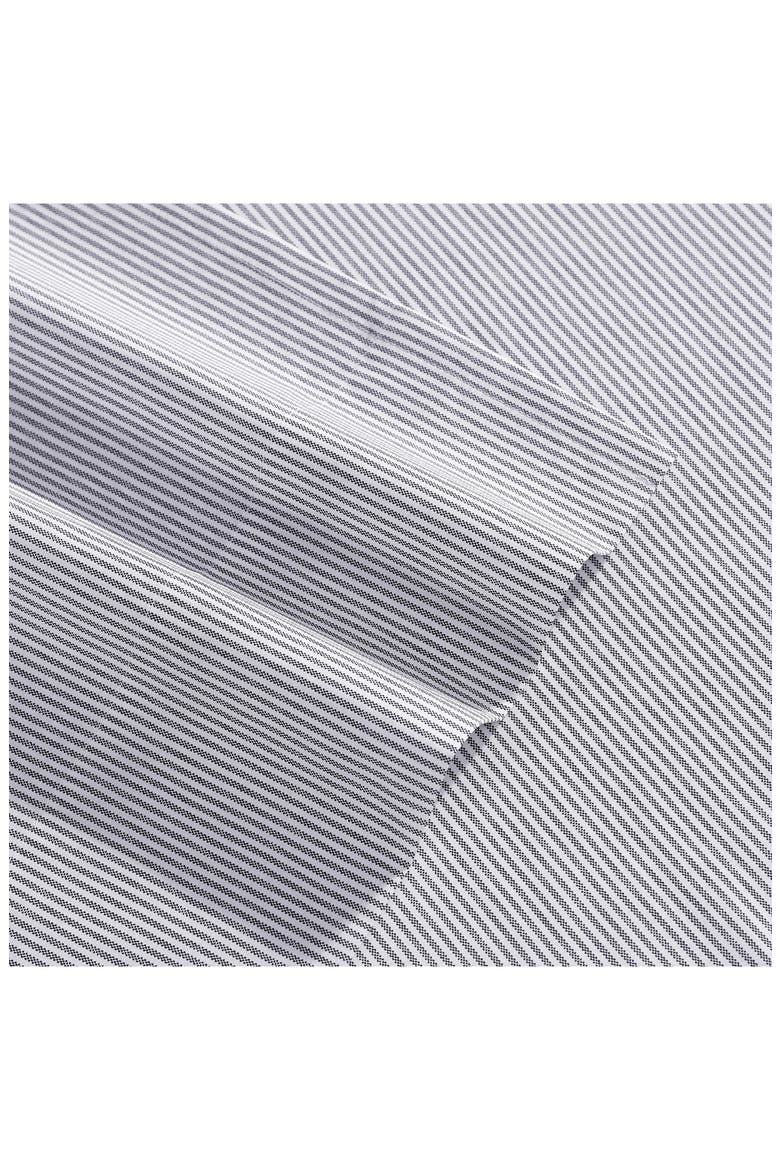 Ithaca Stripe Cotton Percale Sheet Set, Alternate, color, NAVY BLUE