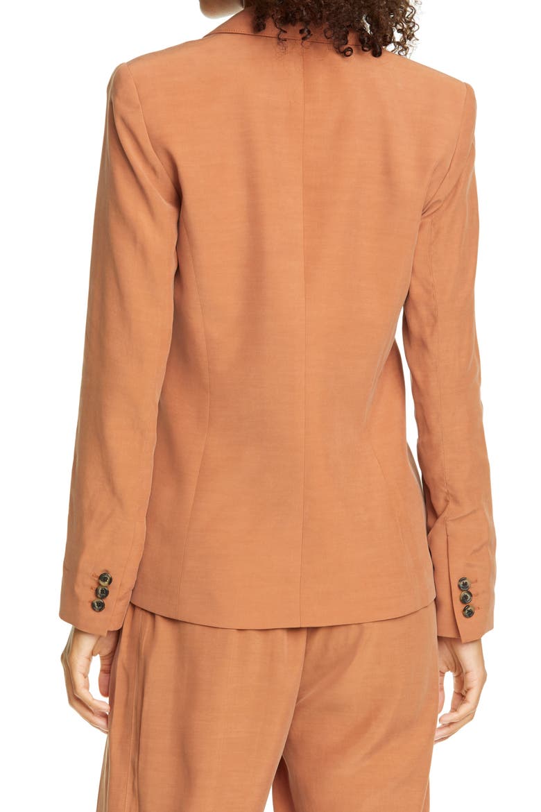 Double Breasted Blazer, Alternate, color, DESERT
