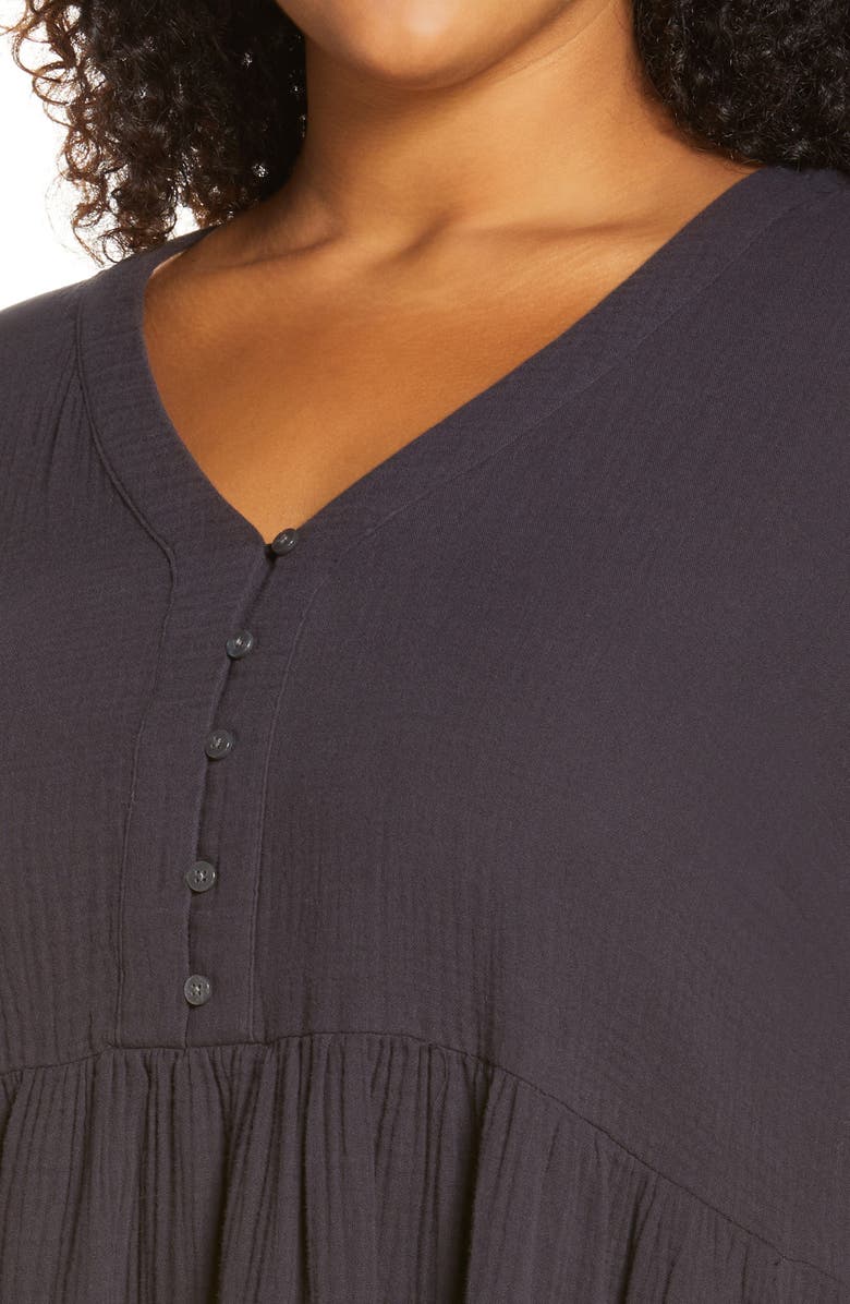 Madewell Colette Lightspun Long Sleeve Dress, Alternate, color, 