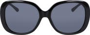 Cole Haan 58mm Polarized Round Sunglasses