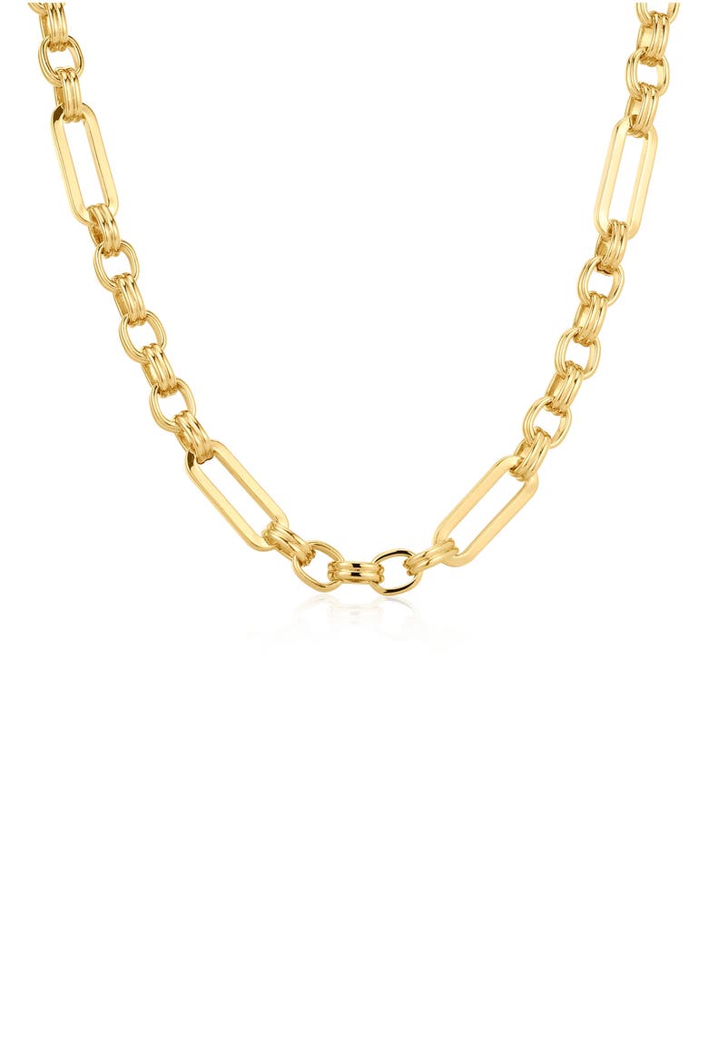 Chain Link Necklace, Main, color, GOLD