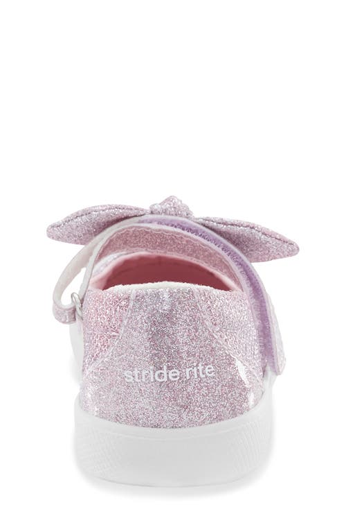Stride Rite Kids' Srtech Selena Mary Jane Sneaker In Purple