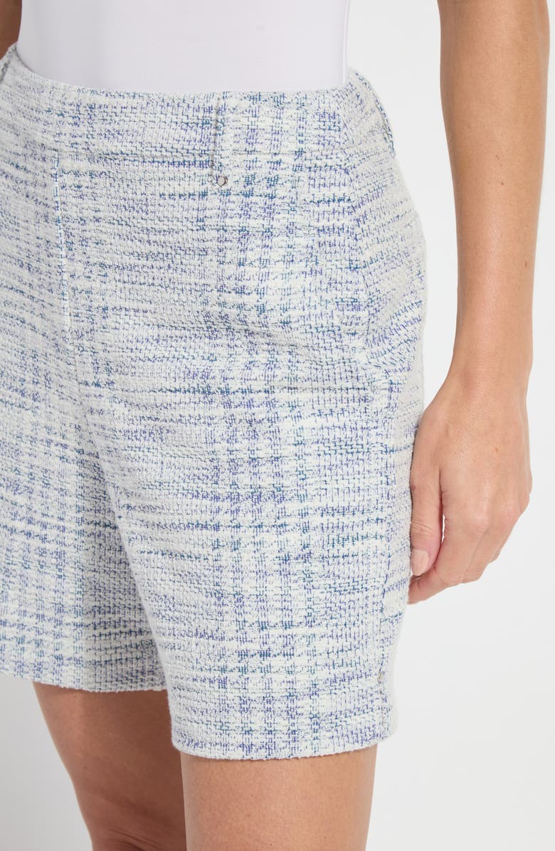 Lysse Lily Pull-On Mid Thigh Summer Tweed Shorts, Alternate, color, 