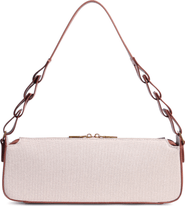 JURGI MANO Canvas and Leather Shoulder Bag