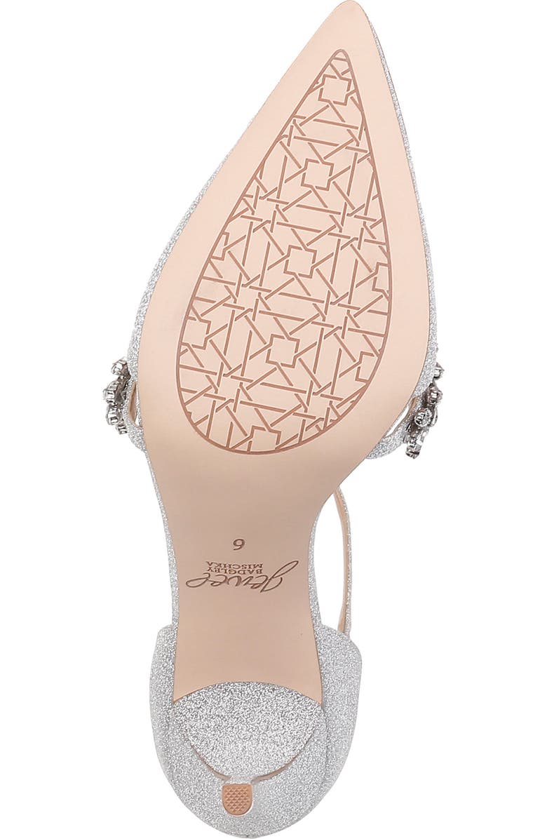 Jewel Badgley Mischka Meena Crystal Embellished T-Strap Pump, Alternate, color,