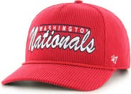'47 Men's '47 Red Washington Nationals Corduroy Hitch Adjustable Hat