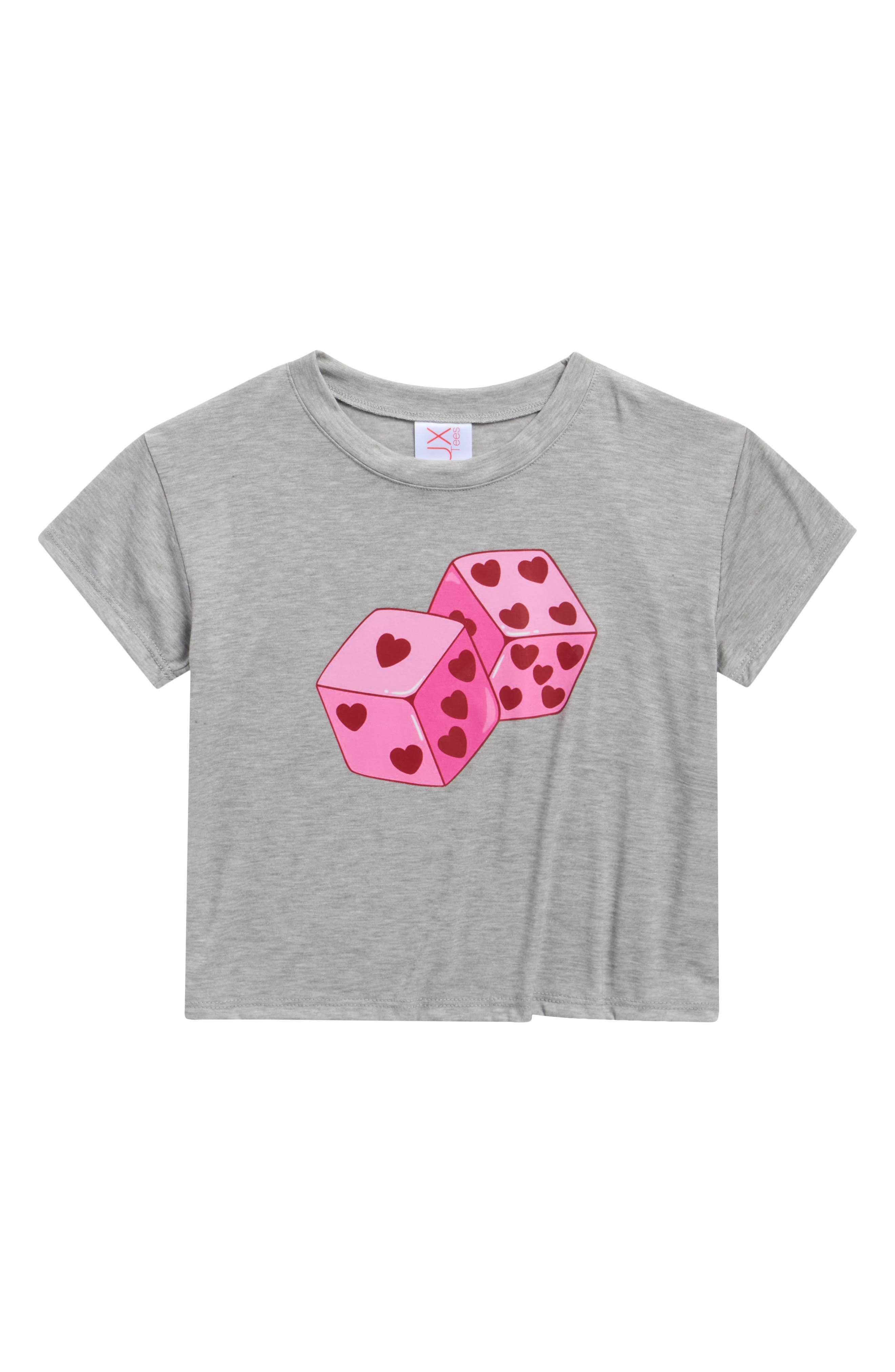 LUX Tees Kids' V-Day Dice Graphic T-Shirt