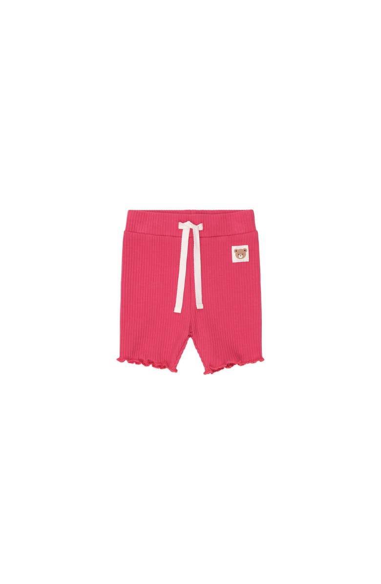 Huxbaby Cherry Rib Bike Short, Main, color, Cherry