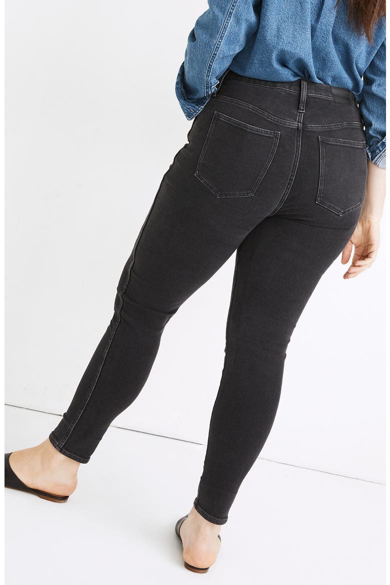 10-Inch High Waist Ankle Skinny Jeans, Alternate, color, STARKEY