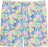 johnnie-O Zest 7-Inch Floral Swim Trunks