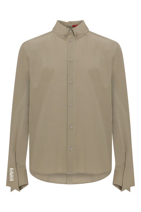 Pure Cotton Woven Shirt Fit Patch