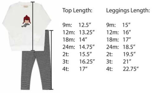 Ely's & Co. French Terry Autumn Kids Collection In White