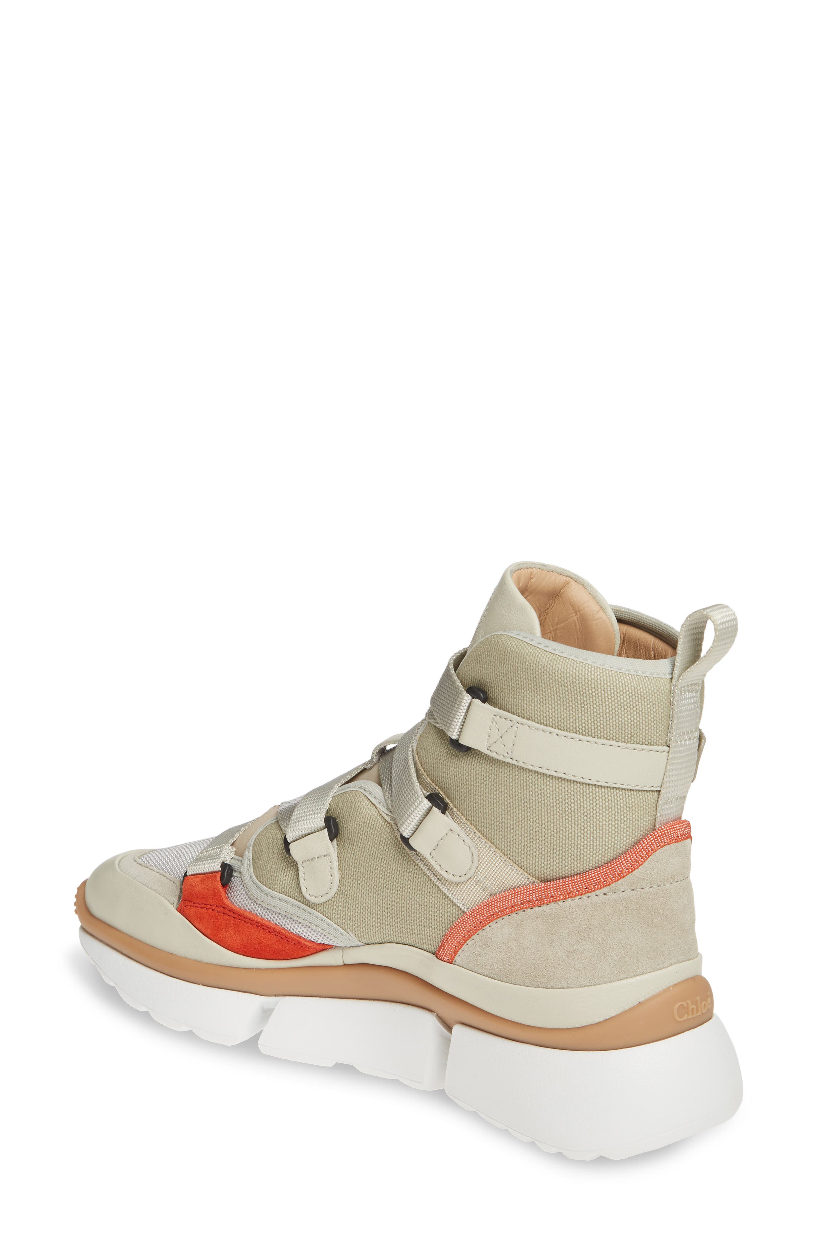 Sonnie High Top Sneaker, Alternate, color, LIGHT EUCALYPTUS