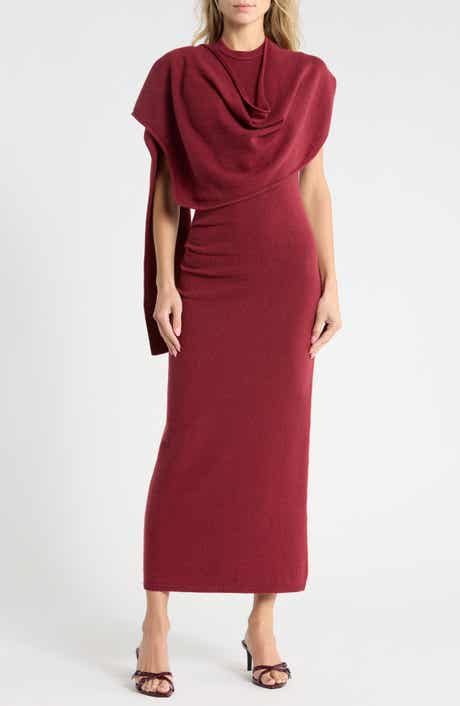 Hathaway Wool & Recycled Cashmere Maxi Sweater Dress