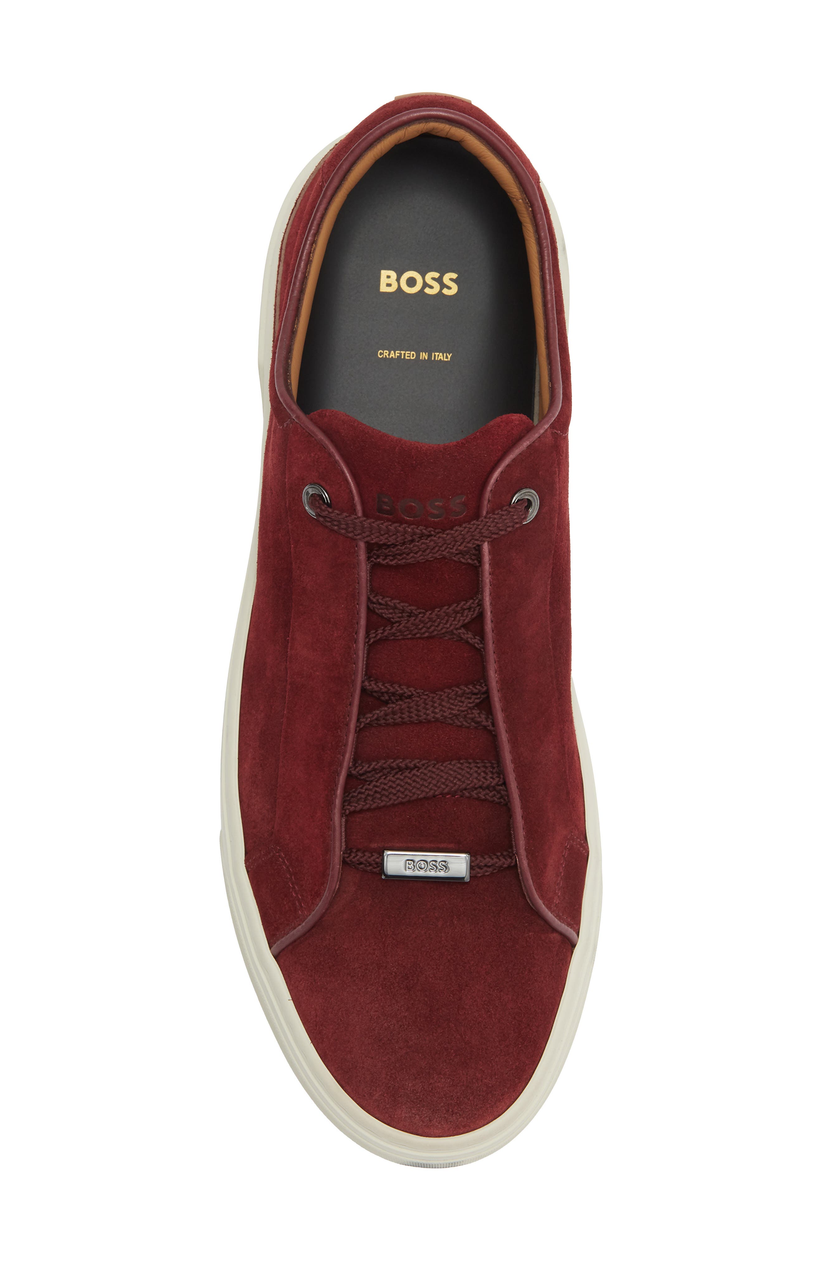 Gary Low Top Sneaker, Alternate, color, MEDIUM RED