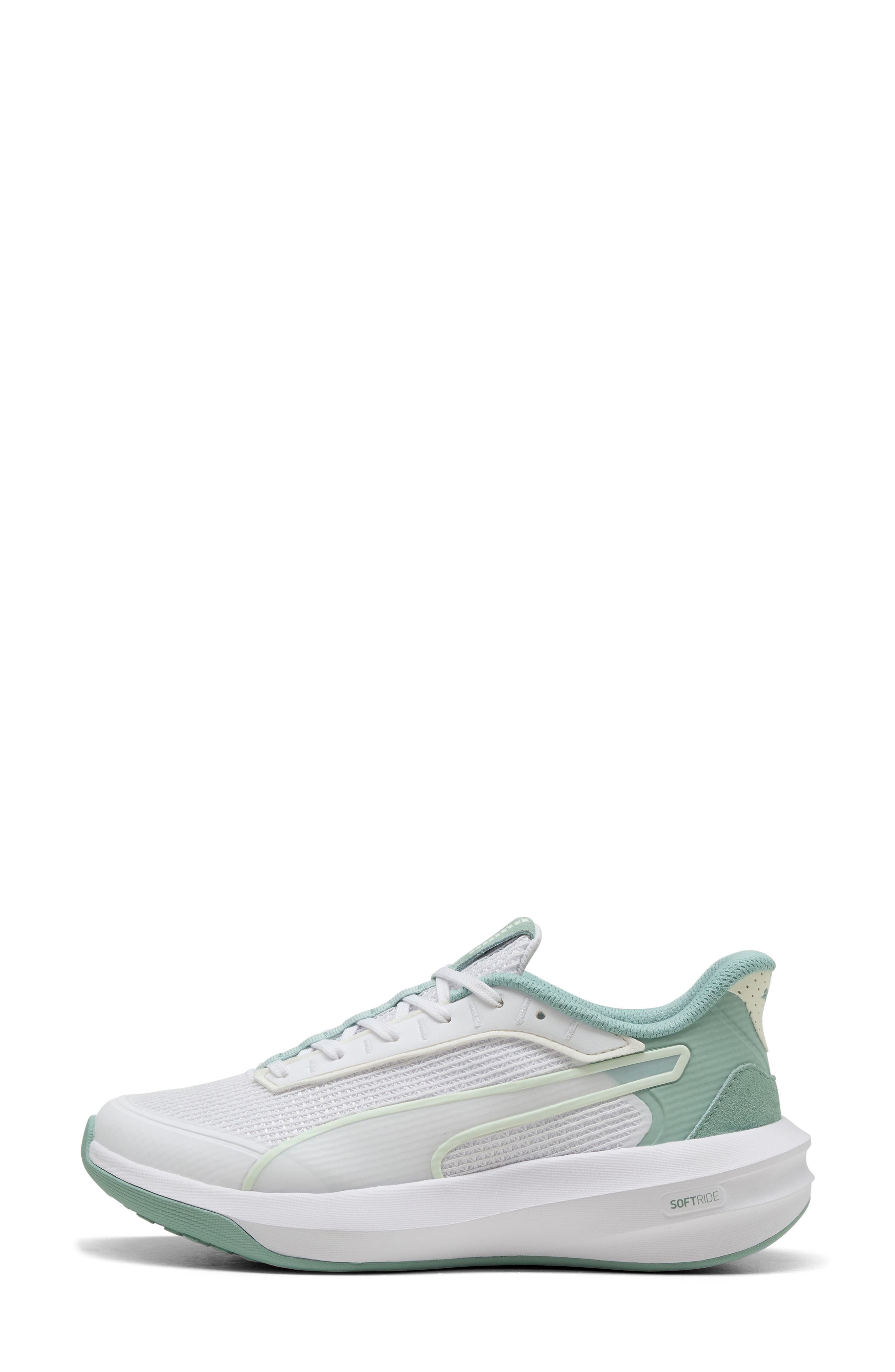 Softride Courtney Running Shoe, Alternate, color, PUMA WHITE/ LIGHT MOSS/ SAGE