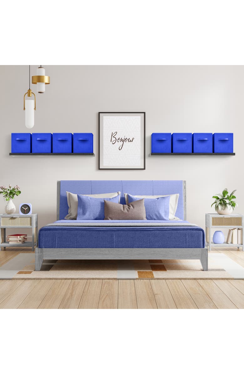 SORBUS 8-Pack Collapsible Storage Cubes, Alternate, color, Royal Blue