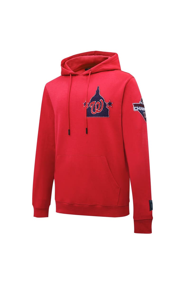 PRO STANDARD Men's Red Washington Nationals Pro Standard Logo Pullover Hoodie, Alternate, color, Red