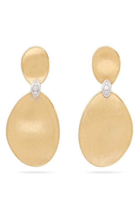 Lunaria Diamond Drop Earrings