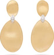 Marco Bicego Lunaria Diamond Drop Earrings